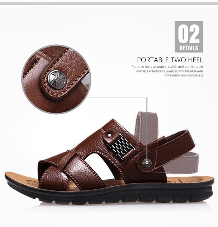 Men's Urban Leather Sandals