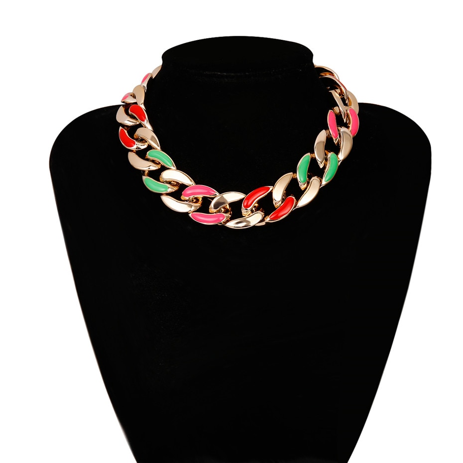 Women's Vintage Cross Chain Choker Women's Vintage Cross Chain Choker