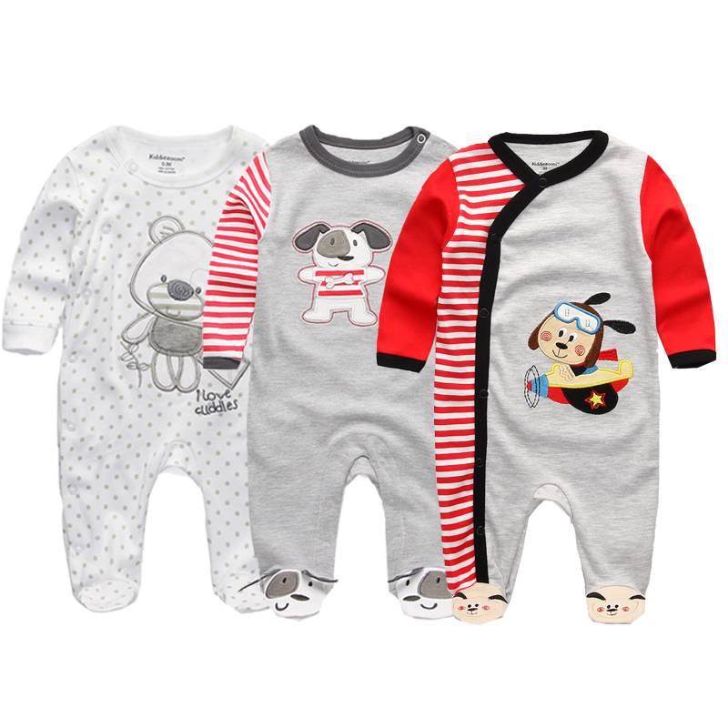 Summer Baby's Colorful Cotton Rompers