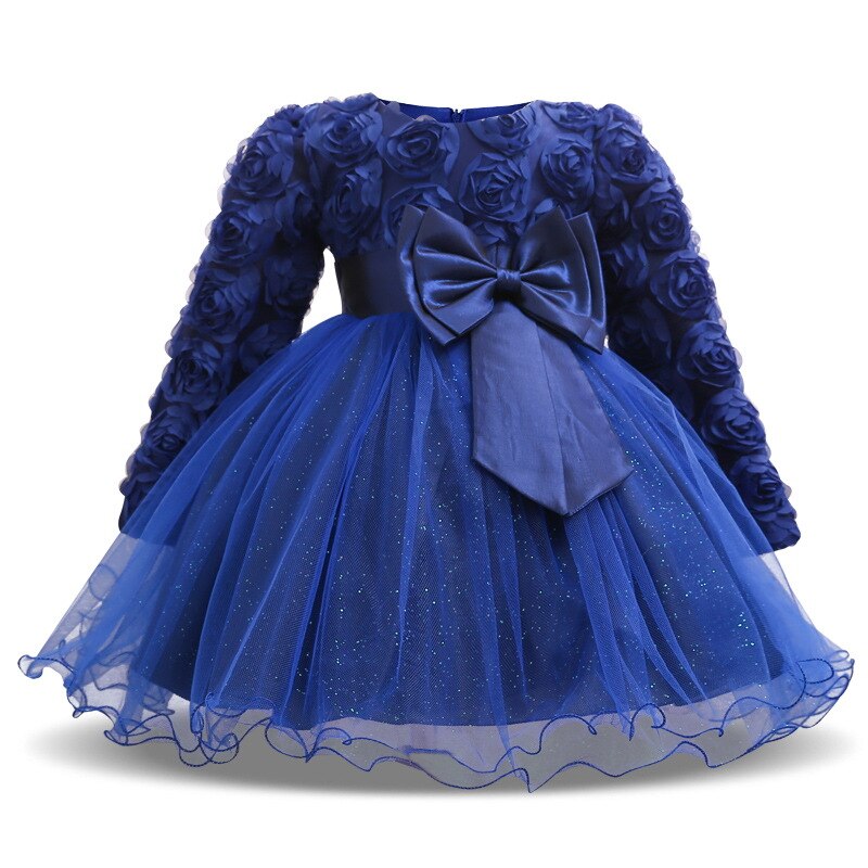 Baby Girl's Long Sleeve Party Dress