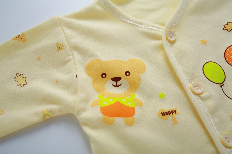 Newborn Baby's Cotton Clothing 7 Pcs Set