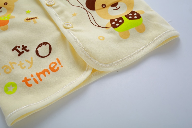 Newborn Baby's Cotton Clothing 7 Pcs Set