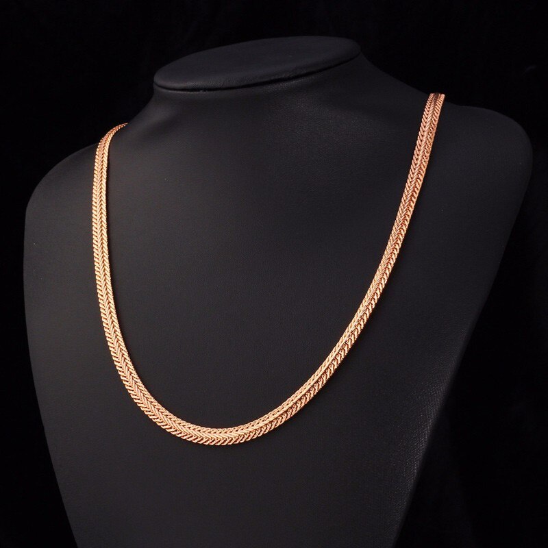 Thick Snake Braided Double Rope Men's Chain