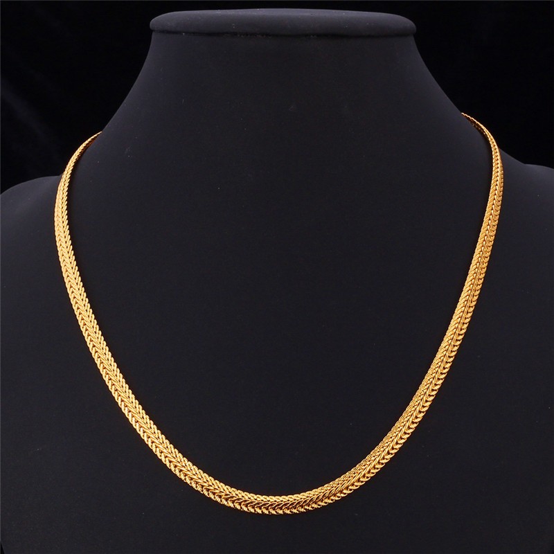 Thick Snake Braided Double Rope Men's Chain