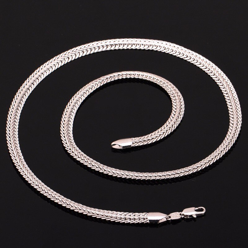 Thick Snake Braided Double Rope Men's Chain