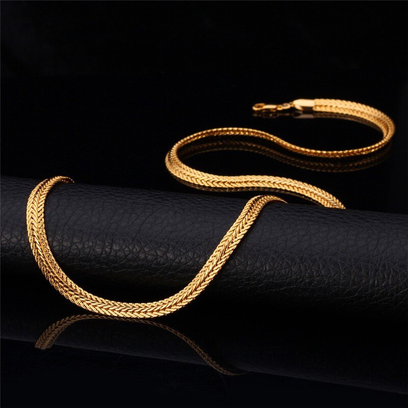 Thick Snake Braided Double Rope Men's Chain