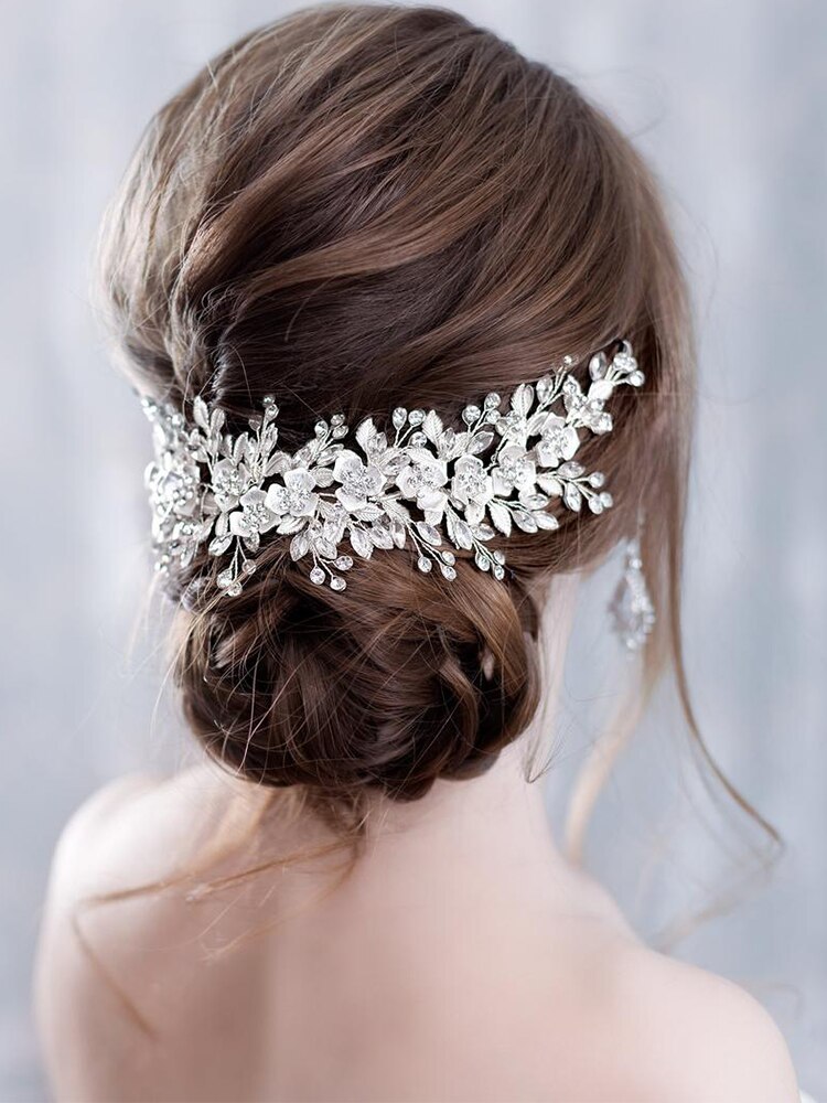 Women's Frozen Flower Wedding Headband