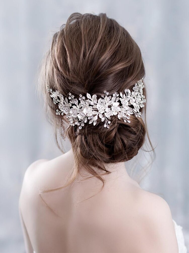 Women's Frozen Flower Wedding Headband