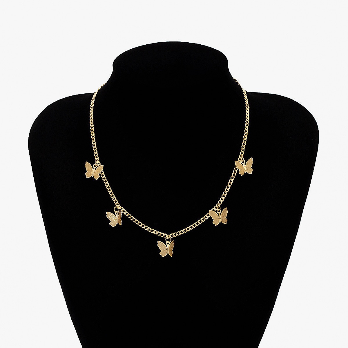 Butterfly Chain Pendant Necklace