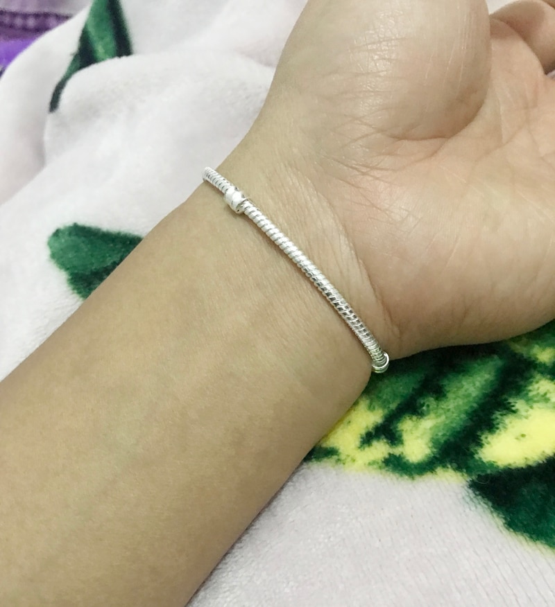 Women's 925 Sterling Silver Snake Chain Bracelet