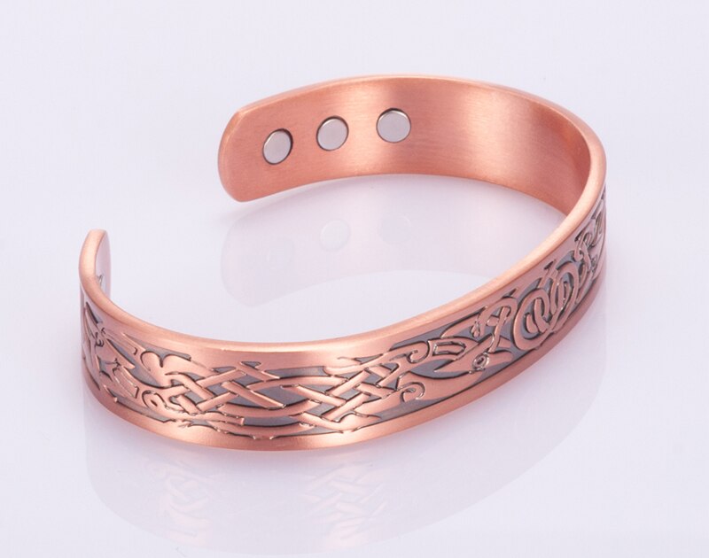 Pure Copper Celtic Style Magnetic Bracelet