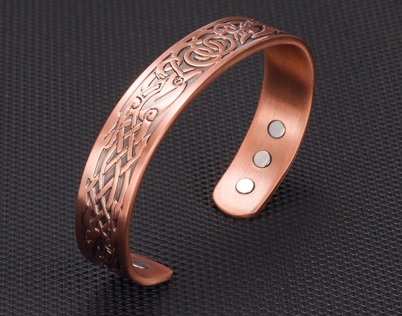 Pure Copper Celtic Style Magnetic Bracelet