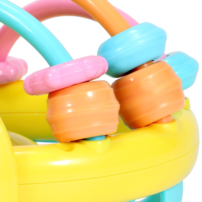 Soft Cartoon Baby Rattle Toy