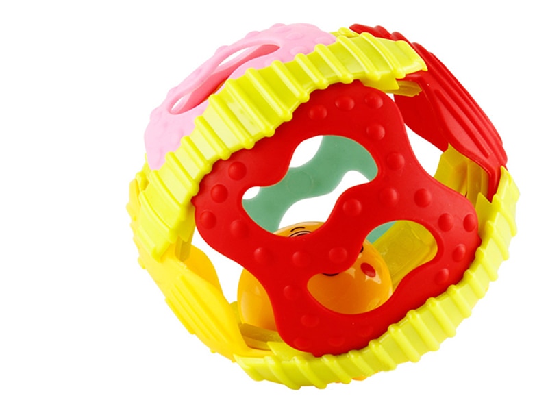 Soft Cartoon Baby Rattle Toy
