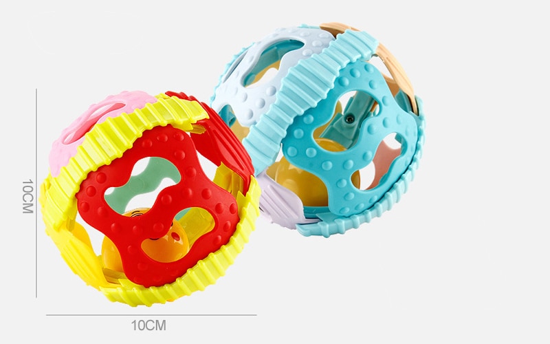 Soft Cartoon Baby Rattle Toy