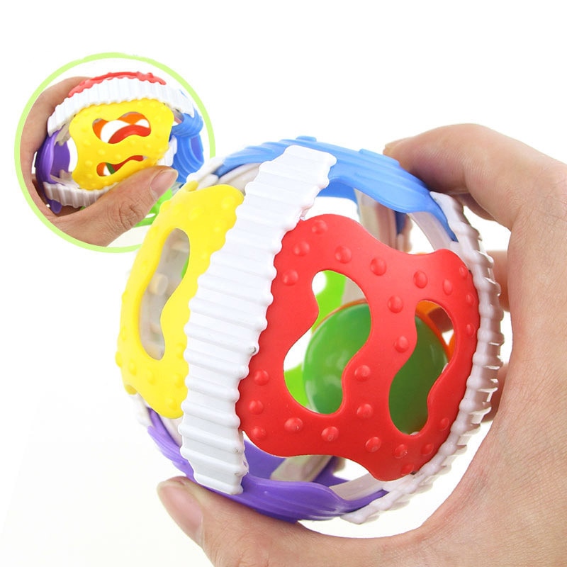 Soft Cartoon Baby Rattle Toy