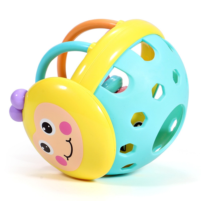 Soft Cartoon Baby Rattle Toy