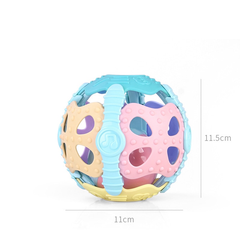 Soft Cartoon Baby Rattle Toy