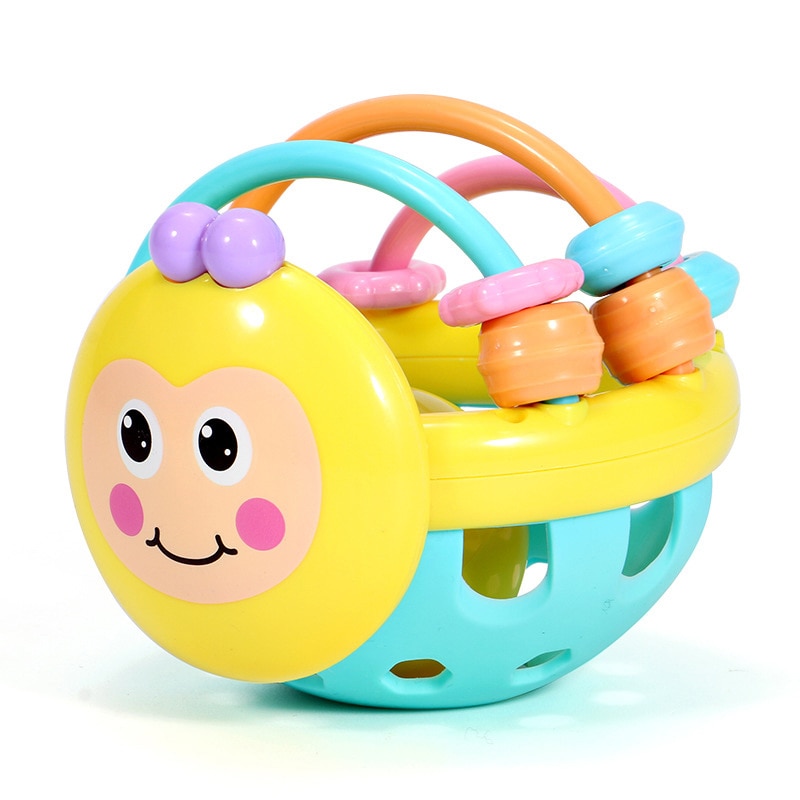 Soft Cartoon Baby Rattle Toy
