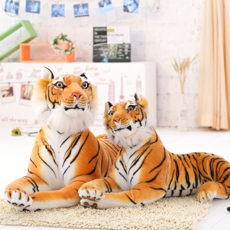 30-120 cm Tiger Leopard White Tiger Jaguar Plush Soft Toys