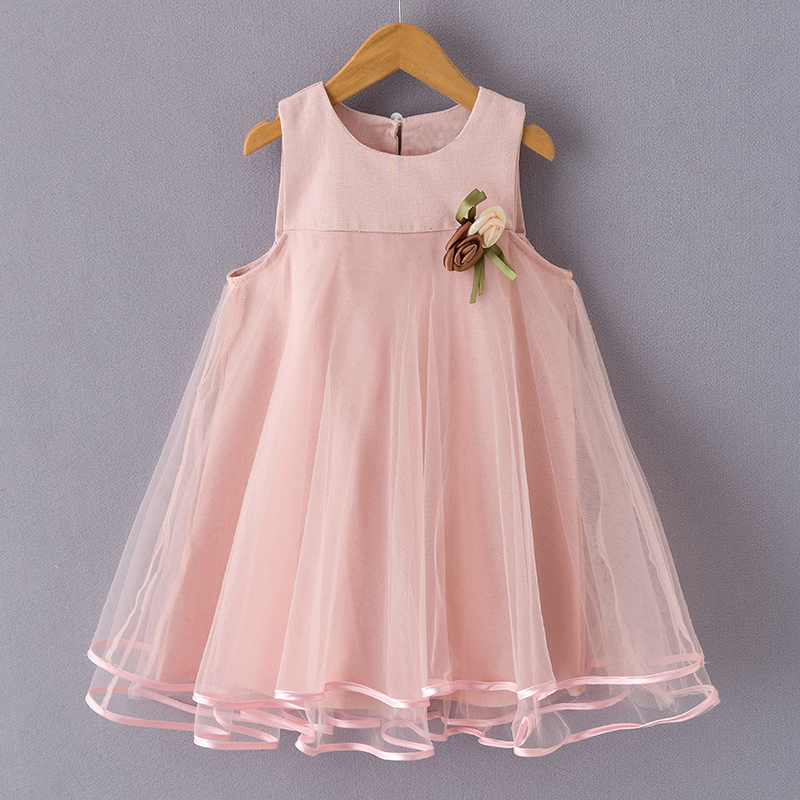 Girls Summer Floral Printed Dress