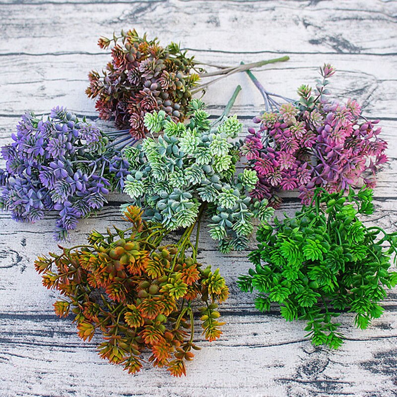 Colorful Artificial Succulent Flowers