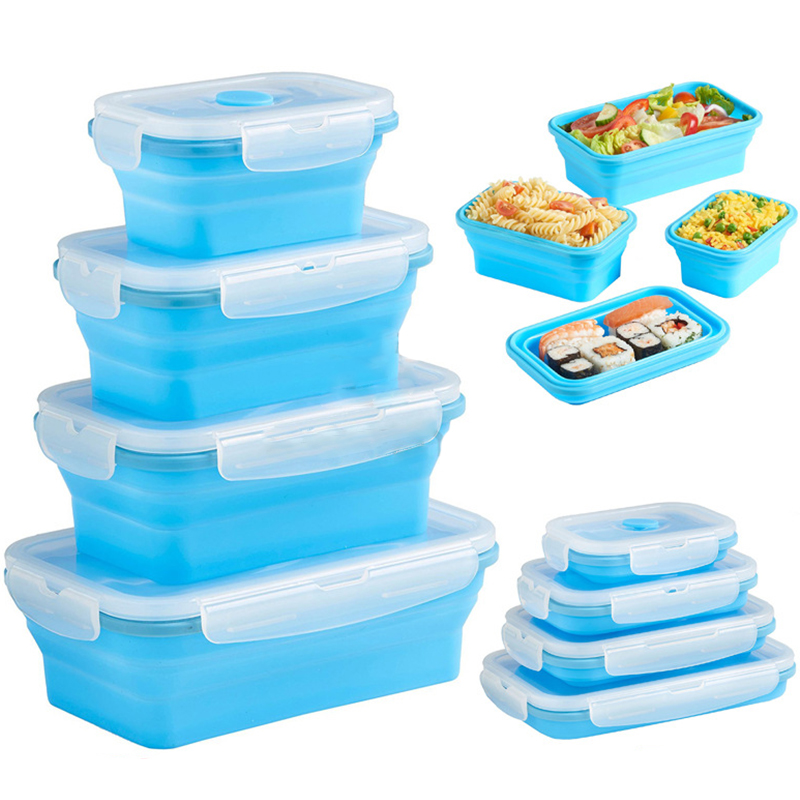 Portable Colorful Folding Food Storage Container